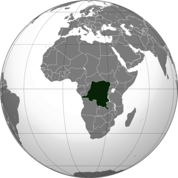 Kongo Lage Karte