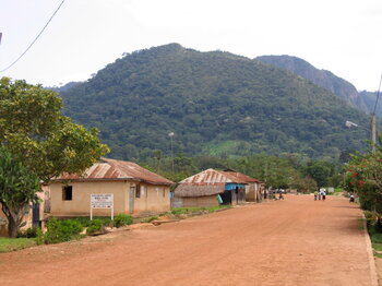 Mount Afadjato in Ghana