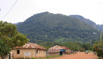 Mount Afadjato in Ghana
