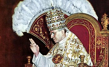 Pius XII. mit Tiara 1949