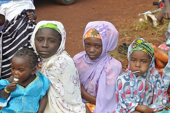 Mädchen in Foumban