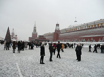Menschen in Moskau