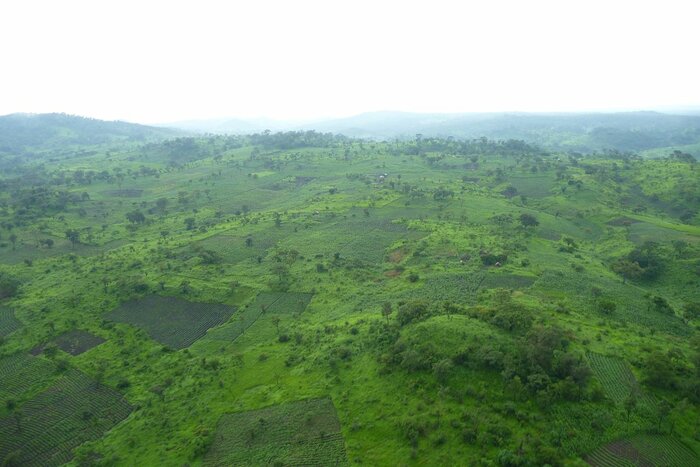 Hügel in der Provinz Katanga