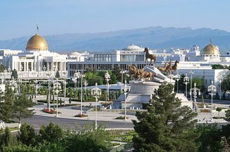 Zentrum von Aschgabat