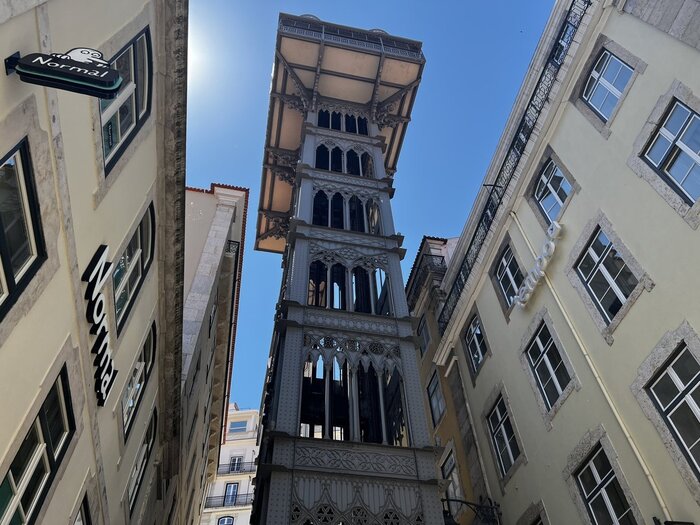Aufzüge in Lissabon Elevador de Santa Justa