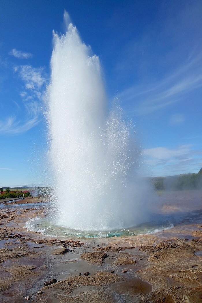 Geysir Strokkur in Island