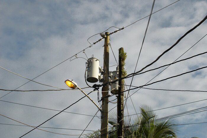Stromkabel in Panama