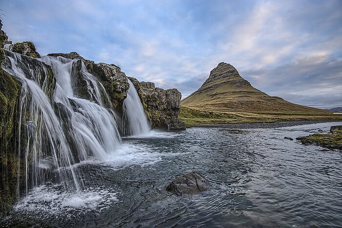 Wasserfall in Island