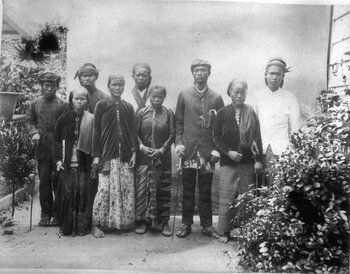 Indonesische Einwanderer in Suriname um 1900 