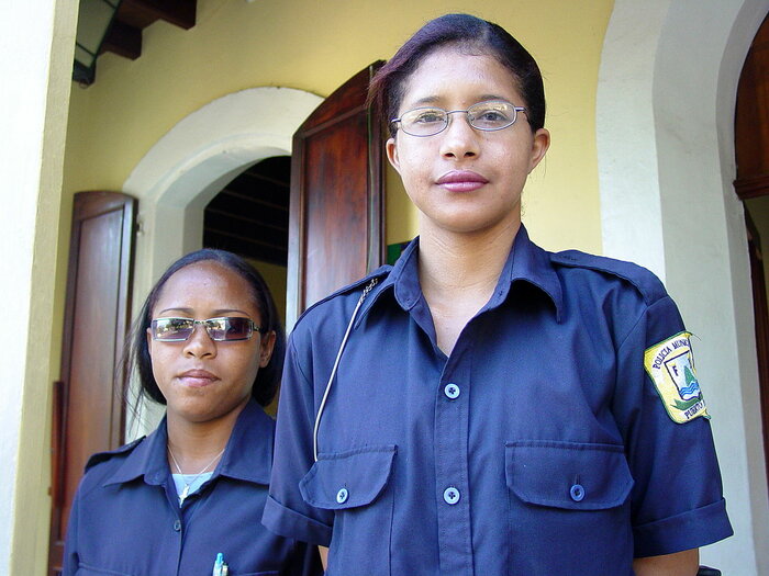 Polizistinnen in der Dominikanischen Republik