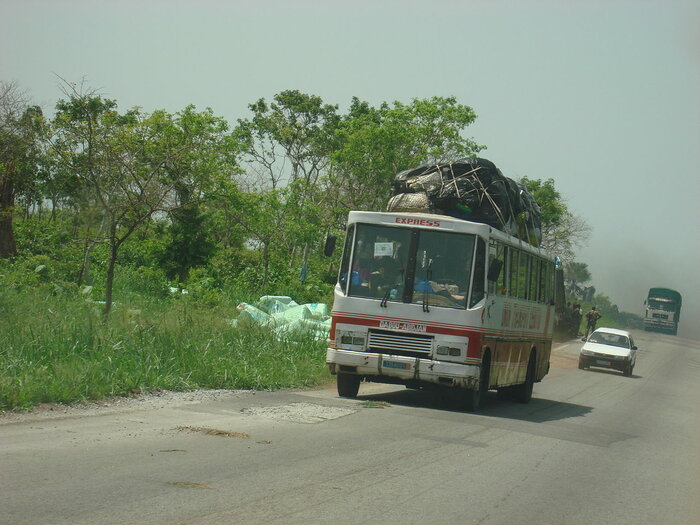 Bus in der Elfenbeinküste