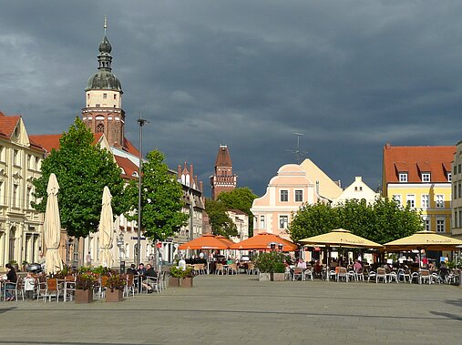 Marktplatz in Cottbus