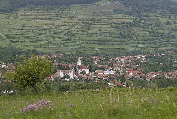 Dorf Rimetea in Siebenbürgen