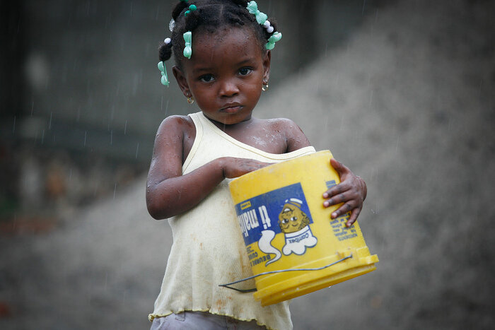 Mädchen aus Haiti