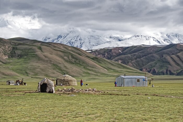 Jurten in Kirgisistan