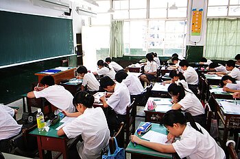 Schüler in Taiwan