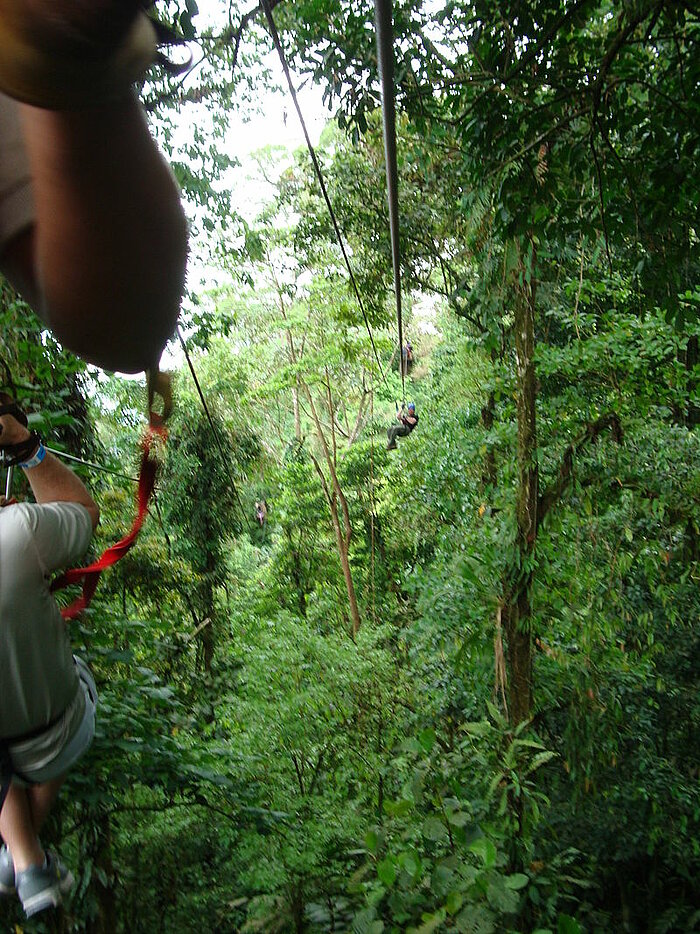 Seilbahn in Costa Rica