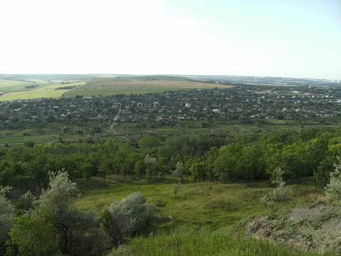 Landschaft im Südosten von Moldawien