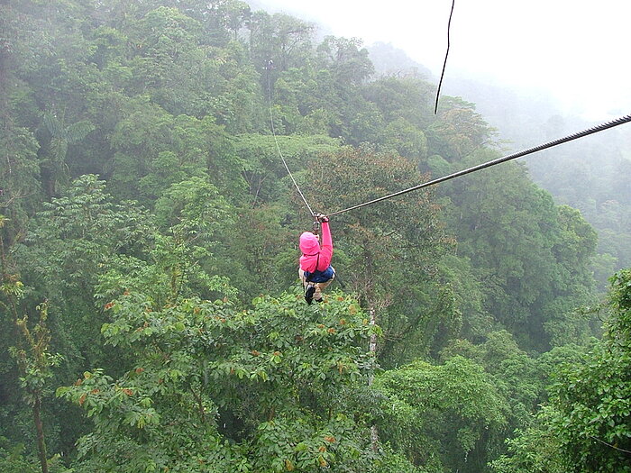 Costa Rica: Seilbahn