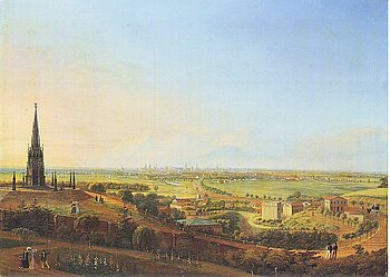 Blick vom Kreuzberg 1829