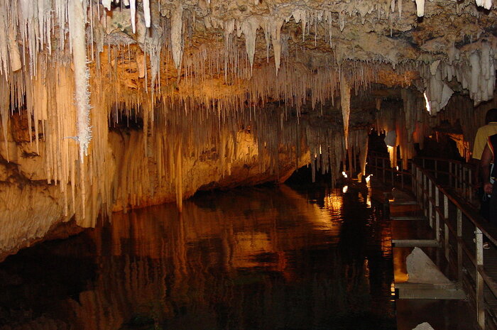 Bermuda: Höhle Crystal Cave Höhle auf Bermuda