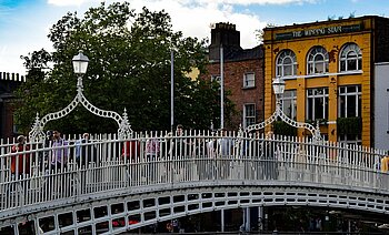 Halfpenny Bridge in Dublin