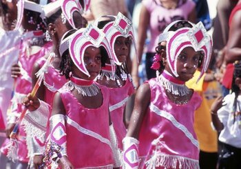 Kinder-Culturama-Parade in Nevis