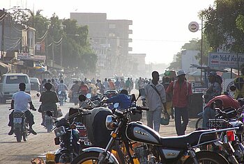Straße in Lomé