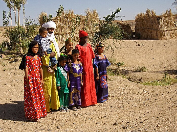 Familie in Algerien