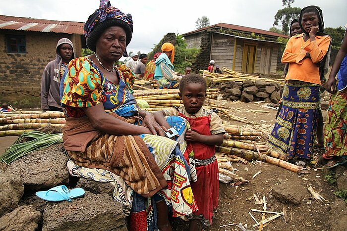 Frau in Nord-Kivu