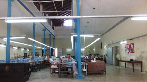 Textilfabrik in Havanna