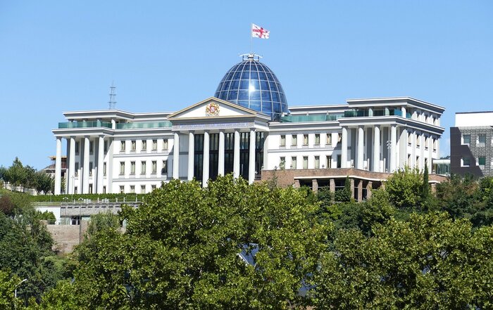 Präsidentenpalast in Tiflis in Georgien