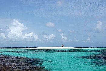 Sandbank vor Petit St. Vincent