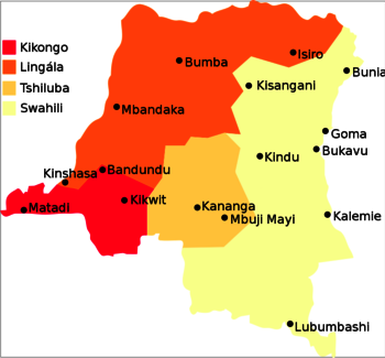 DR Kongo Sprachen
