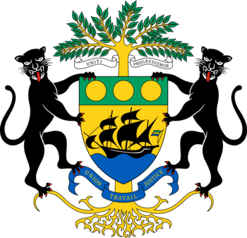 Wappen von Gabun Gabun Landeswappen