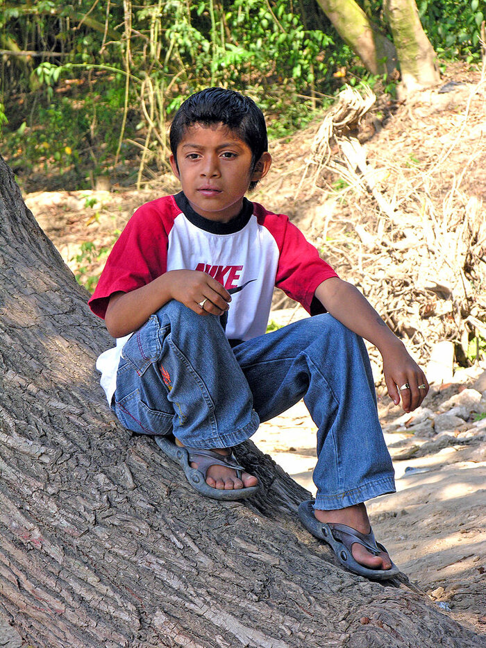Junge aus Guatemala