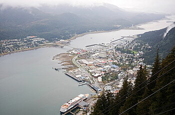 Blick auf Juneau