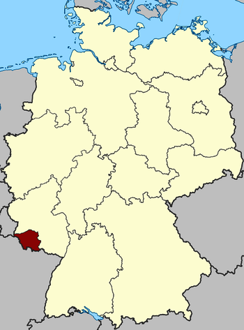 Lage Saarland Karte