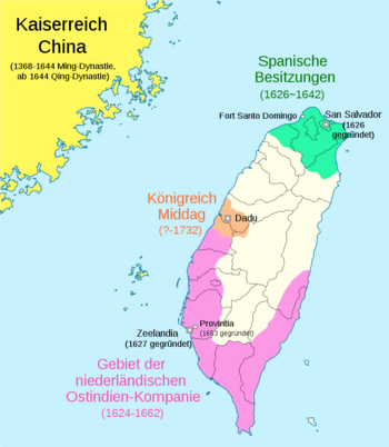 Besitz auf Taiwan im 17. Jahrhundert