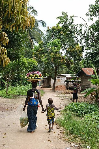 Mutter und Kind in Sierra Leone Sierra Leone Alltag