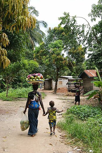 Mutter und Kind in Sierra Leone