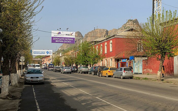 Straße in Osch