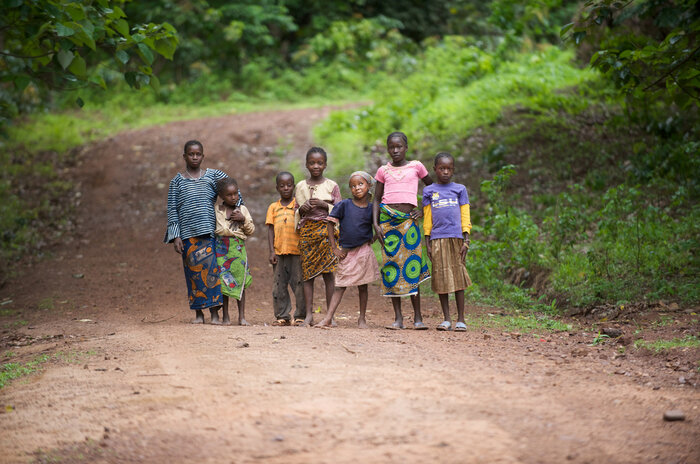 Kinder aus Guinea