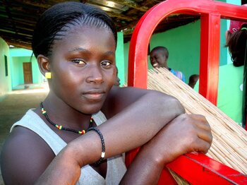 Junge Frau aus Guinea-Bissau