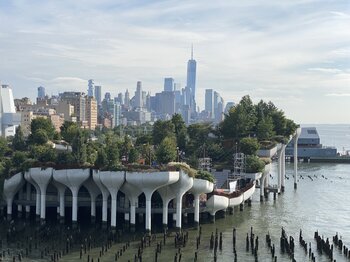 Little Island Little Island in New York im Hudson River