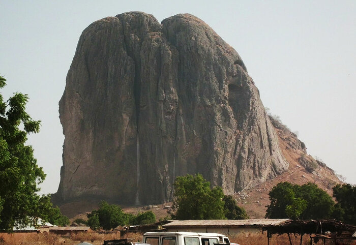 Felsen Wase Rock in Nigeria