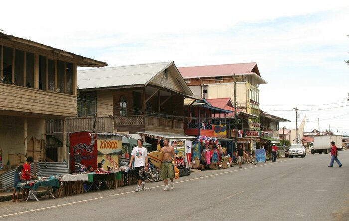 Straße in Bocas del Toro