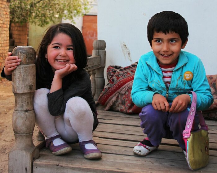Kinder aus Tadschikistan
