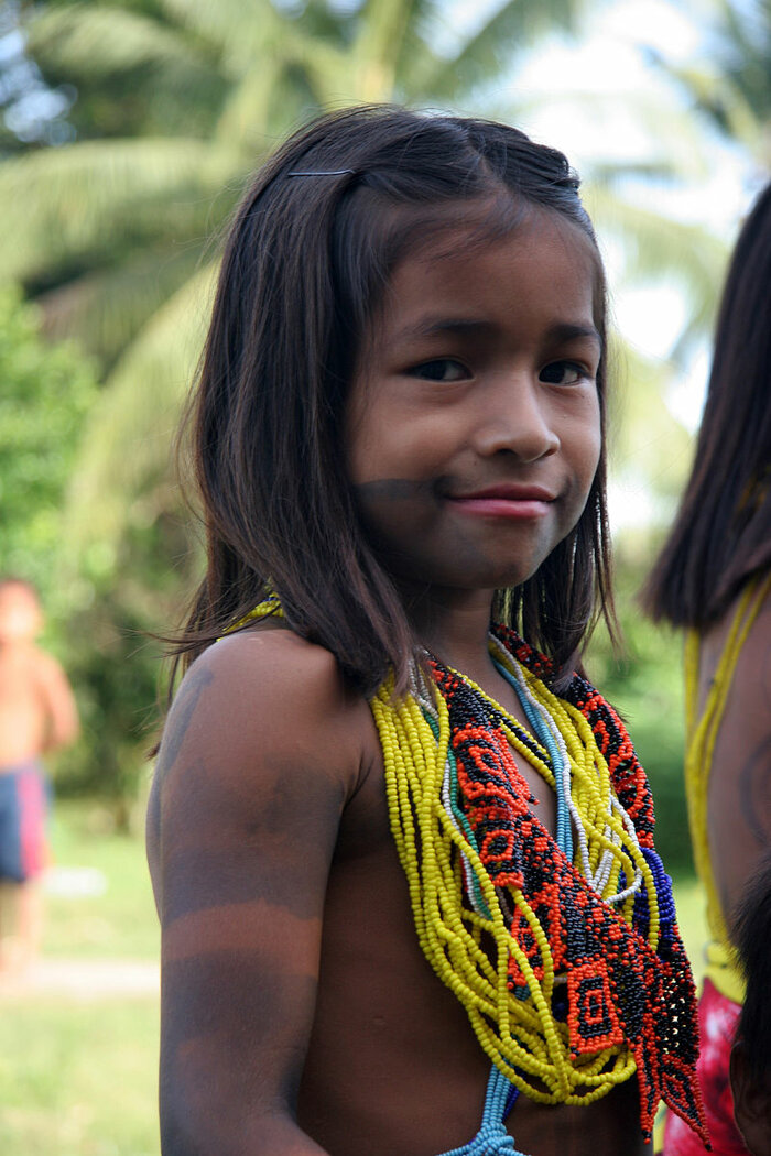 Emberá-Mädchen in Panama