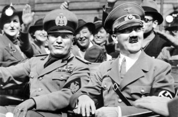 Adolf Hitler und Benito Mussolini 1938